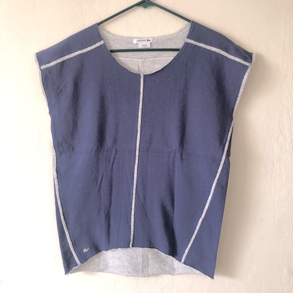 Lacoste non sleeve top. Size: 34